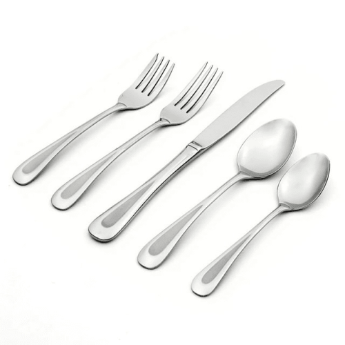 Oneida Satin Sand Dune 20 Piece Everyday Flatware Set Oneida Satin Sand Dune 20 Piece Everyday Flatware Set