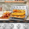 Geek Chef 6 Slice 26QT/26L Air Fryer Fry Oil-Free, Extra Large Toaster Oven Combo, Air Fryer Oven, Roast, Bake, Broil,Convection Countertop Oven, Acce
