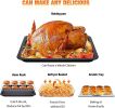 Geek Chef 6 Slice 26QT/26L Air Fryer Fry Oil-Free, Extra Large Toaster Oven Combo, Air Fryer Oven, Roast, Bake, Broil,Convection Countertop Oven, Acce