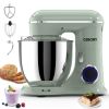 3-IN-1 Electric Stand Mixer, 660W 10-Speed With Pulse Button, Attachments include 6.5QT Bowl, Dough Hook, Beater, Whisk for Most Home Cooks, Morandi G