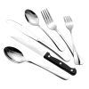 48-Piece Silverware Set Stainless Steel Flatware Cutlery Set Tableware Eating Utensils for 8 with Knife Fork Spoon Dishwasher Safe for Home Kitchen Re